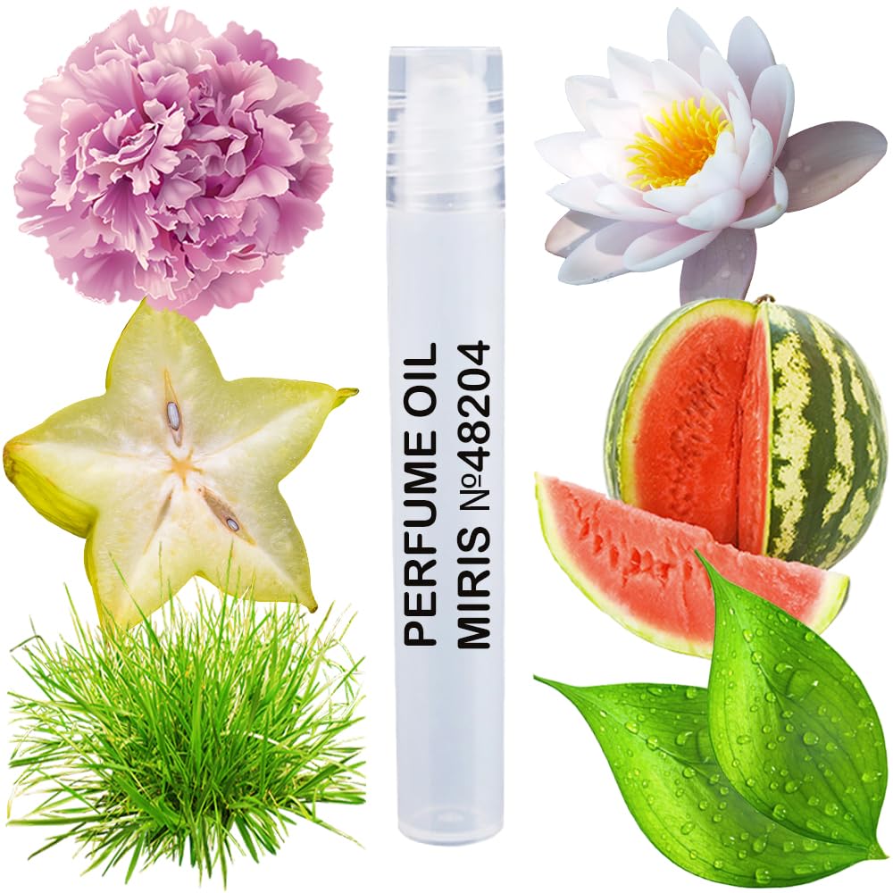 MIRIS No. 48204, Inspired by Into the Blue, Long-Lasting Perfume Oil for Women Roll-On, Rollerball 0.34 Fl Oz / 10 ml