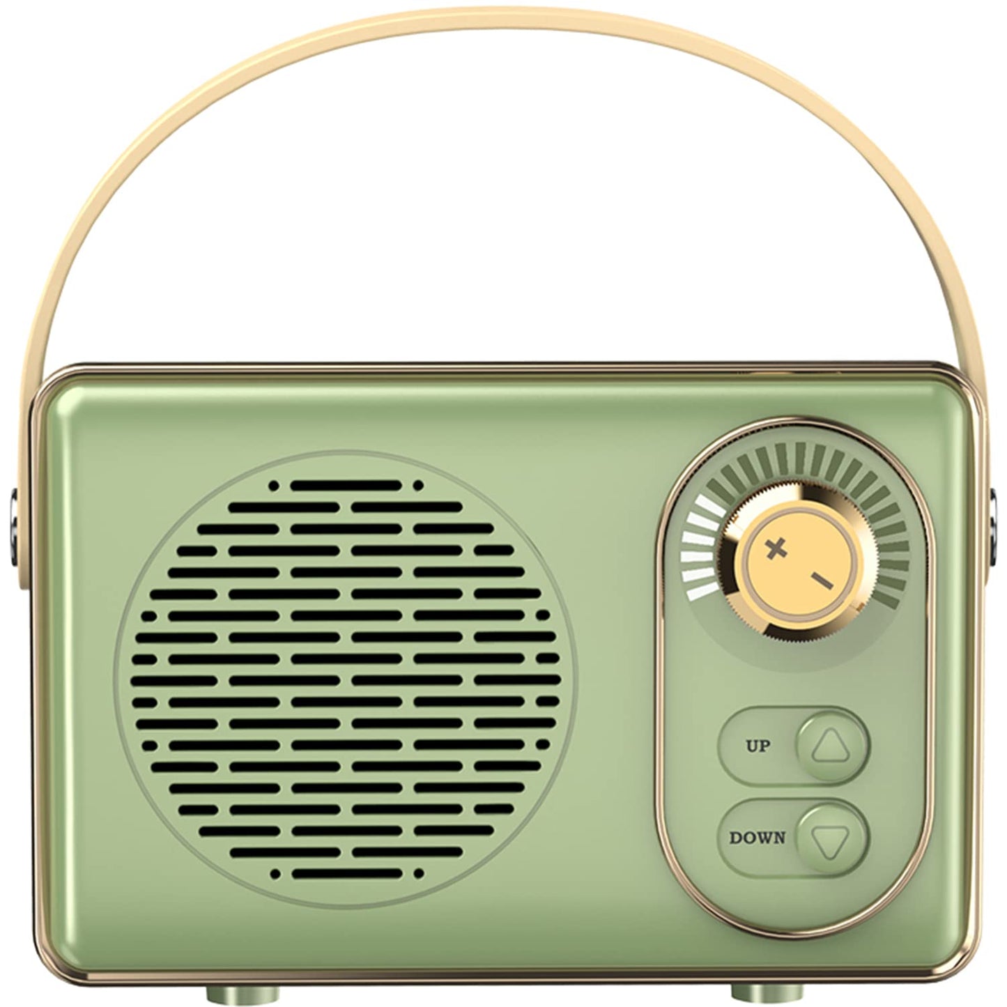 SpringFlora Retro Bluetooth Speaker, Wireless Vintage Small Speaker with Stereo, Hands-free Call, 500mA Battery, TF Card, Aux Li