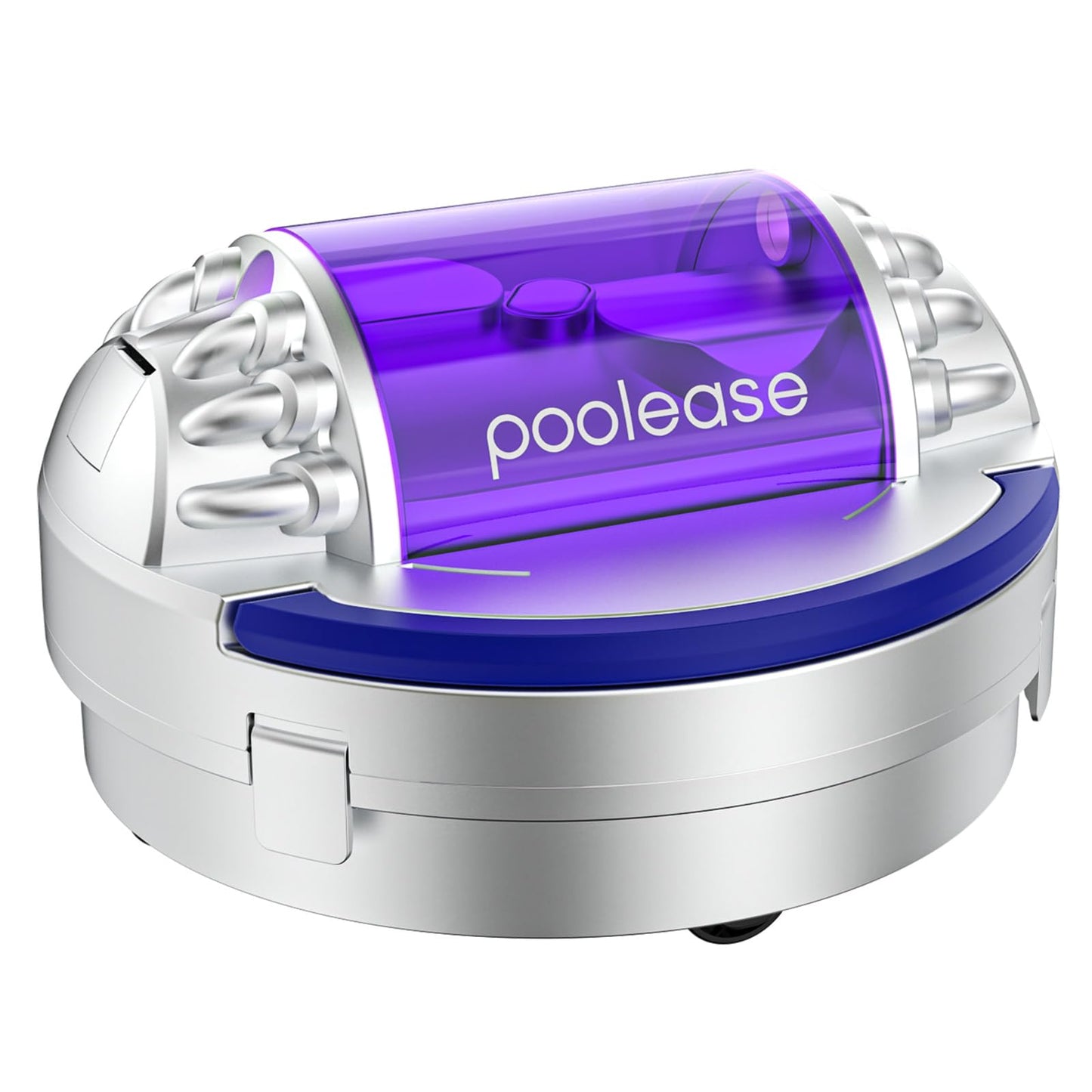 Poolease X1 Cordless Robotic Pool Vacuum, Automatic Pool Cleaner with 45W Dual-Motor, Ideal for Inground Above-Ground Flat Pool, 2L Debris Capacity, 90Mins Runtime