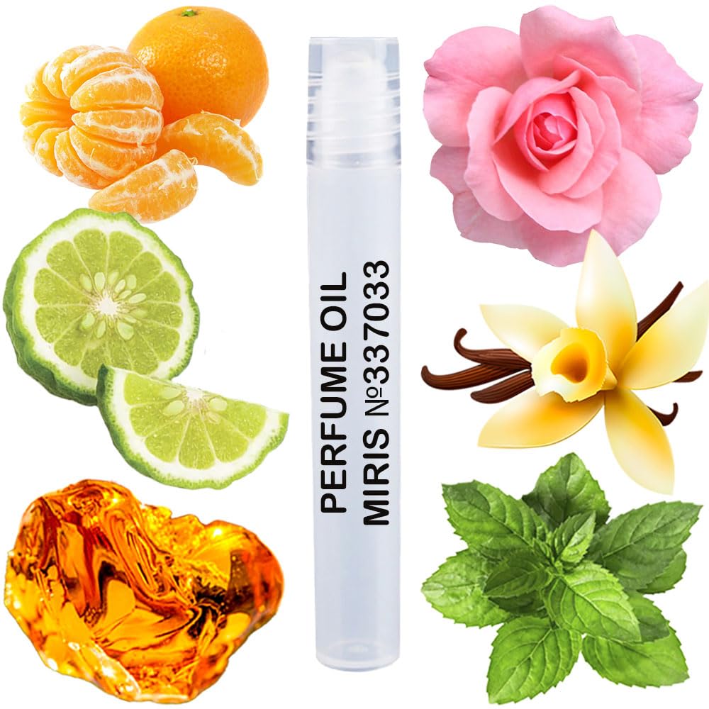 MIRIS No. 337033, Inspired by Midnight Pois, Long-Lasting Perfume Oil for Women Roll-On, Rollerball 0.34 Fl Oz / 10 ml