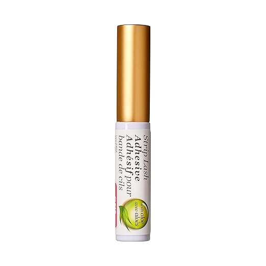 KISS Strip Eyelash Adhesive, Clear 0.176 Oz KPLGL01 (Pack of 2)