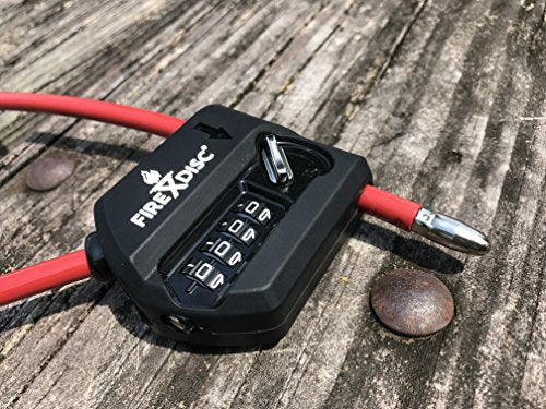 FIREDISC - 6 Foot Security Multi Loop Cable Lock (Limited Edition) - Backyard Plow Disc Cooker | Portable Propane Outdoor ...