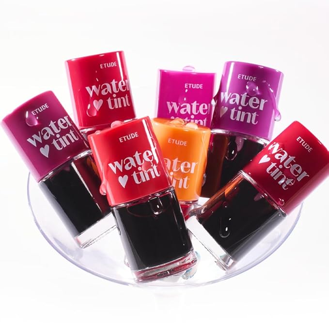 ETUDE Dear Darling Water Tint – Watermelon Ade | Korean Lip Stain & Lip Tint for Hydrated Pink Lips, Smudge-Proof Long-Lasting Lip & Cheek Makeup | K-Beauty Gift, Stocking Stuffers