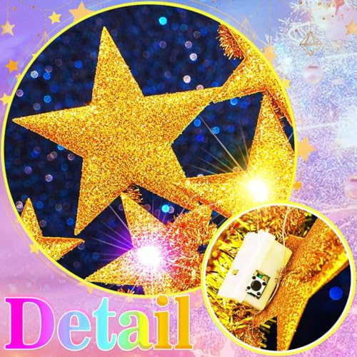 GORTIN Light up Star Headband LED Glowing Costume Headpiece Rave Hair Accessories for Women