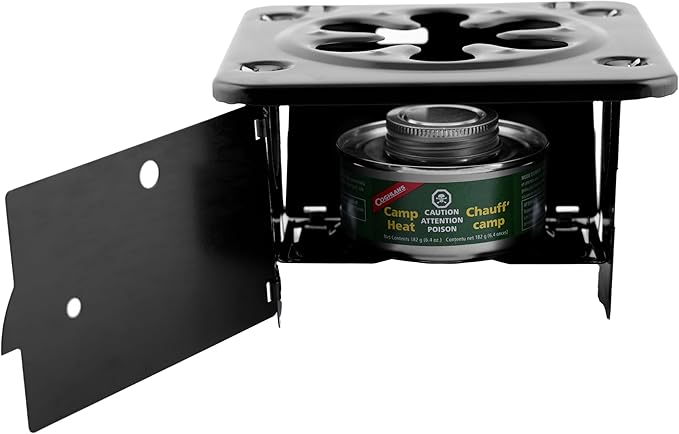 Coghlan’s Portable Folding Camp Stove – Compact, Lightweight Steel Cooking Stove for Camping, Backpacking, Hiking, or Emer...