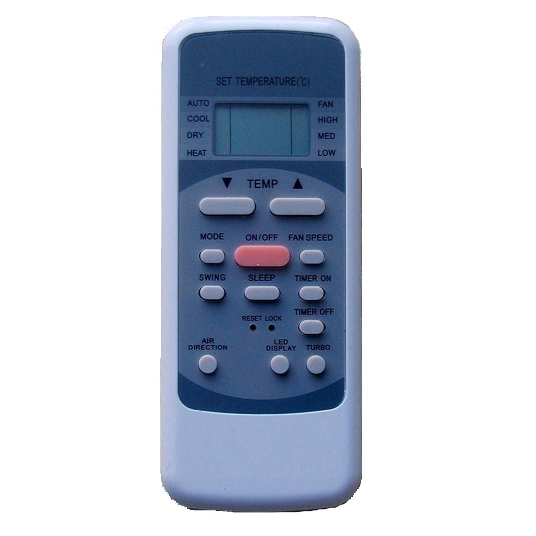 Rlsales General Replacement Air Conditioner Remote Control For Midea Beko Mitsushito Raka Gold Ecron White-Westinghouse Bgh R51M