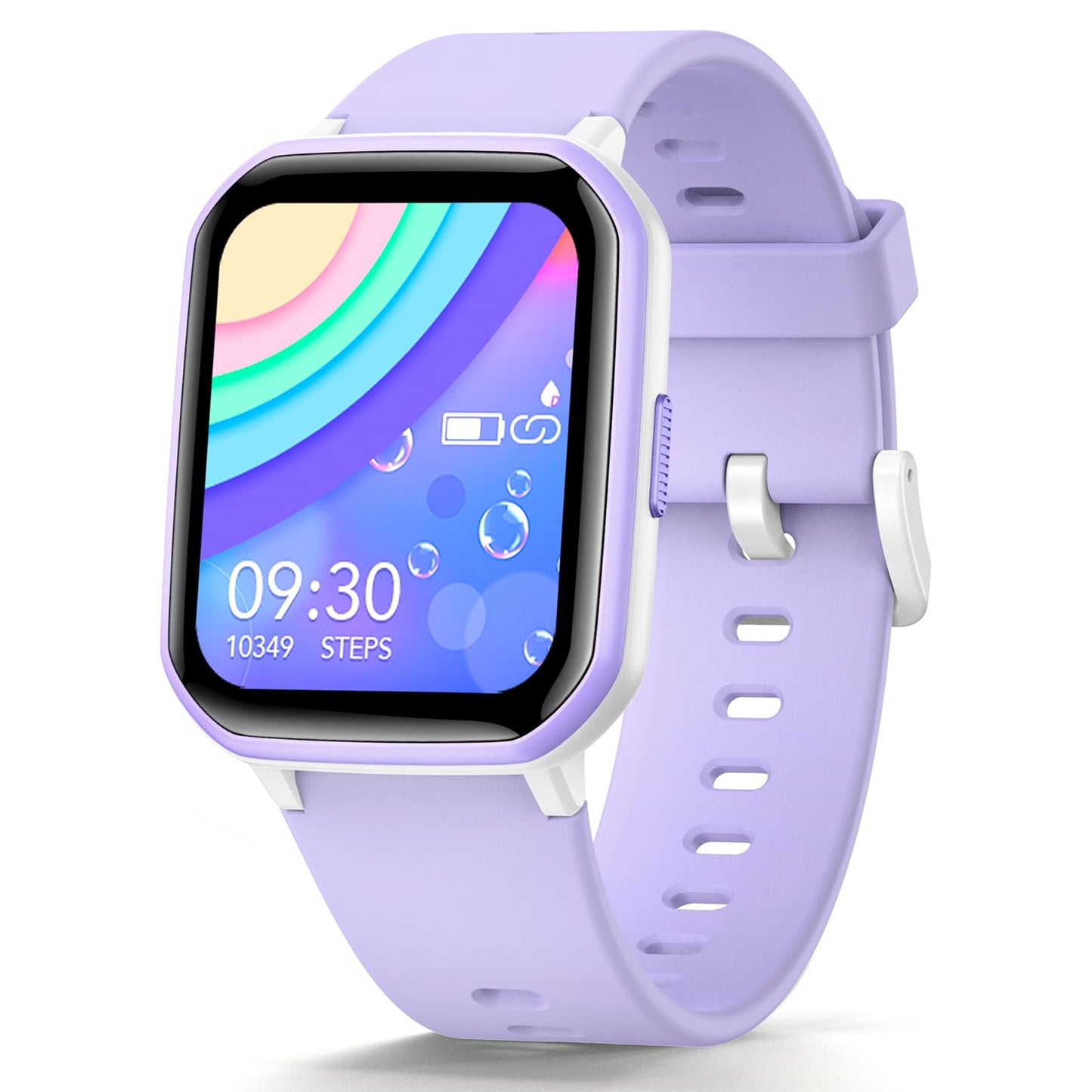 YOUSOKU Kids Smart Watch Girls Boys, Fitness Tracker for Kids, 1.5 Inch DIY Dial, 19 Sport Mode, Sleep Monitor, Pedometers, Heart Rate, IP68 Waterproof, Great Gift for Boys Girls Teens 6-14