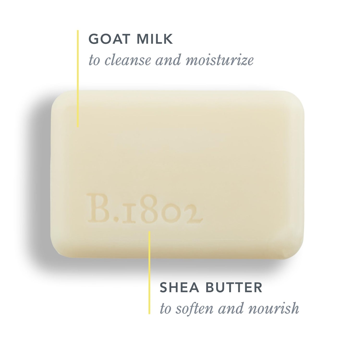 Beekman 1802 Goat Milk Body Soap Bar, Lavender - Scented - 9 oz - Nourishes, Moisturizes & Hydrates - 100% Vegetable Soap with L