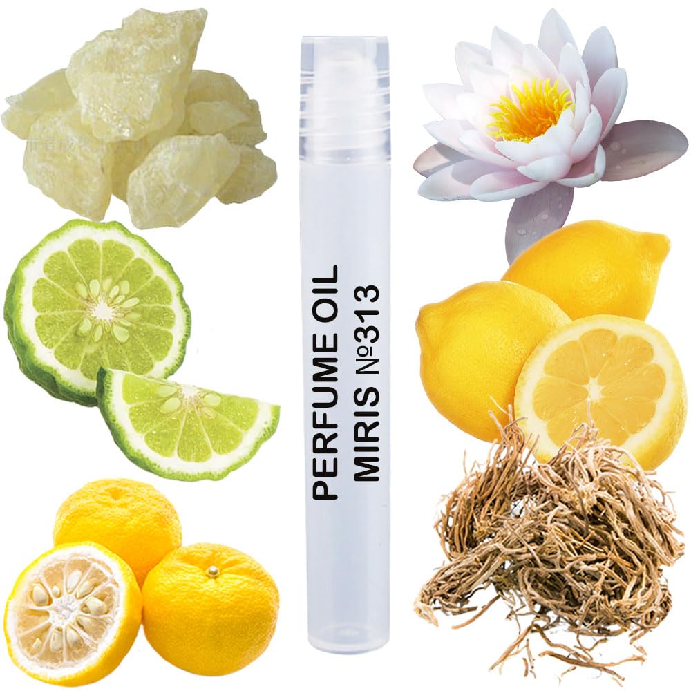 MIRIS No. 313, Inspired by L'Eau d'Isey Pour Homme, Long-Lasting Perfume Oil for Men Roll-On, Rollerball 0.34 Fl Oz / 10 ml