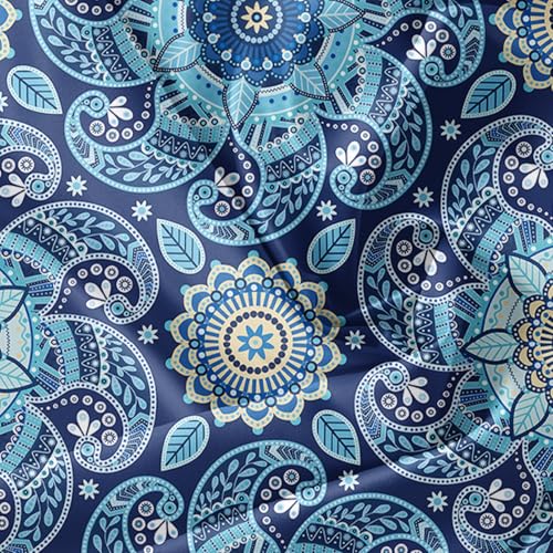 Ice Silk Cooling Neck Gaiter Men's Houndstooth Floral Pattern Windproof Sun Protection Breathable Balaclava for Outdoor