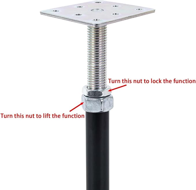 8-Pack Lift Supports,Adjust Supports,Level Supports,Floor Jacks,Adjustable House Jack for The Floor,Mini Screw Jack- Post 5" to 8"
