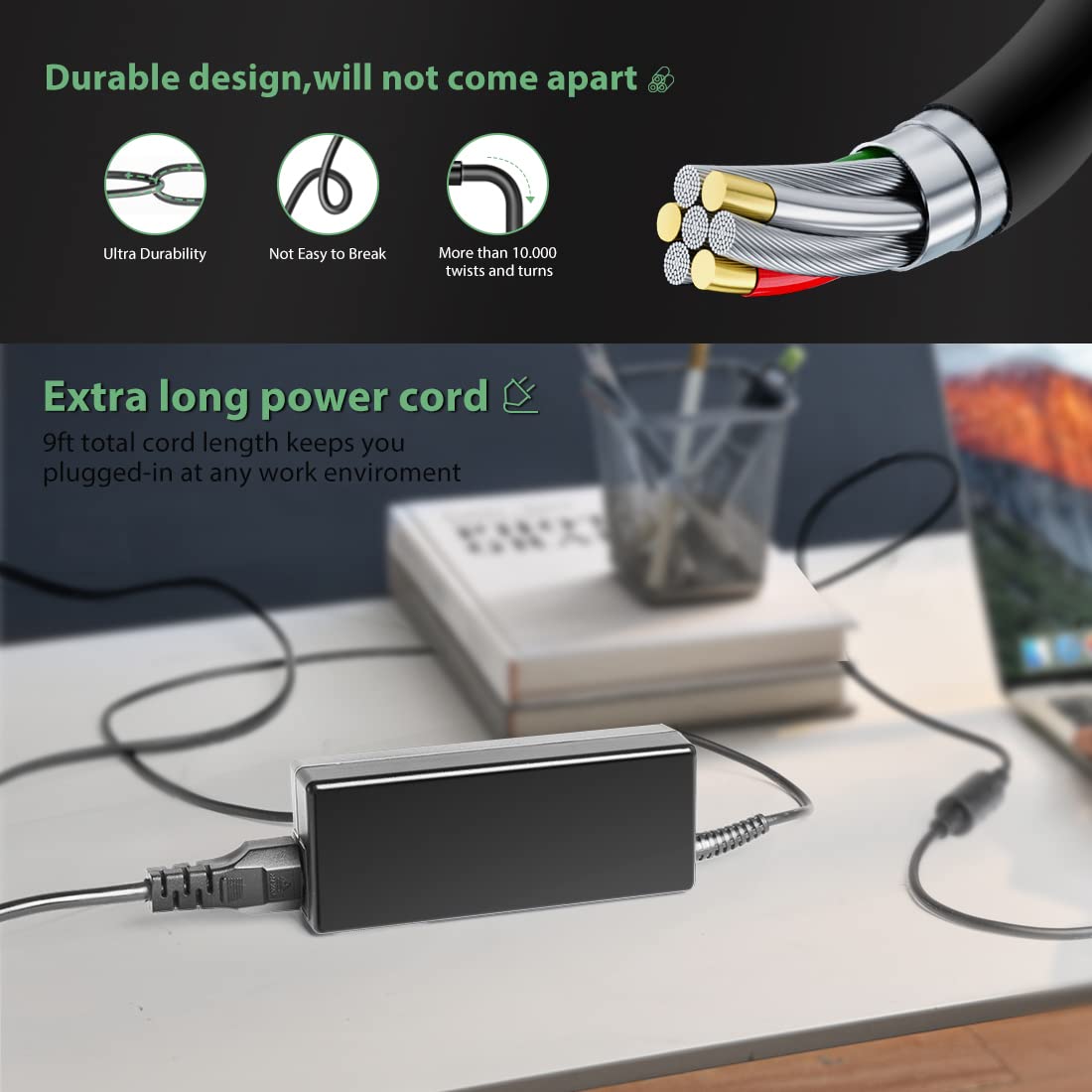 CASIMY 90W 24V AC Adapter Charger Compatible with ResMed Airsense 10 Air Sense S10 AirCurve 10 Series CPAP BiPAP Machines Resmed S10 370001 37297 37207 Power Supply Cord Cable Replacement