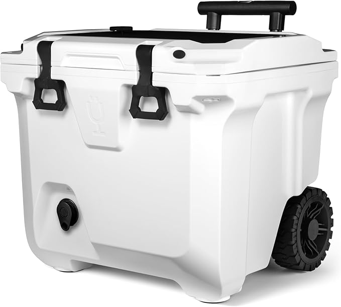 BrüMate BrüTank Wheeled Hard Cooler with Built-in 3-Gallon Drink Dispenser Tank & Tap | 7+ Day Ice Retention | Perfect for...
