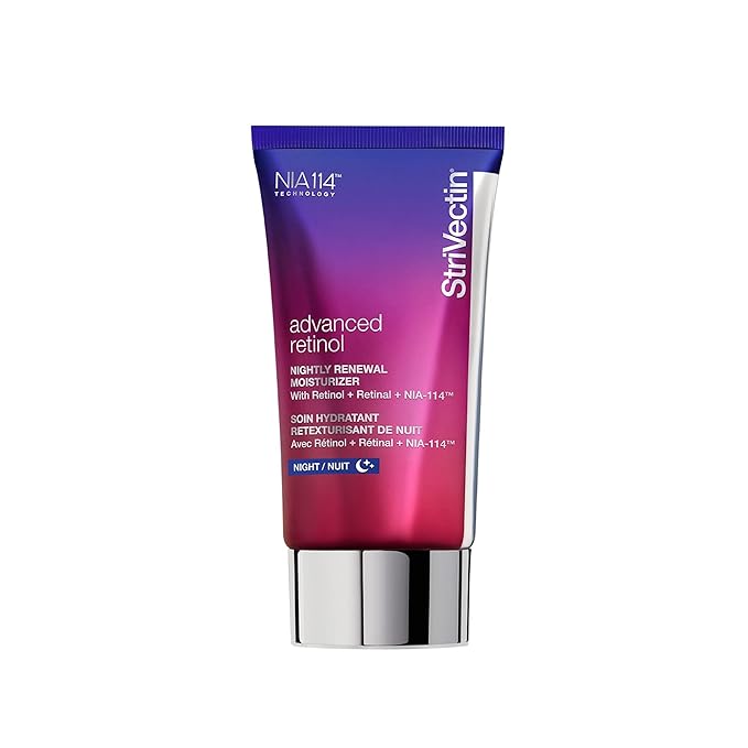 StriVectin Advanced Retinol Intensive Night Moisturizer, Targets Visible Signs of Aging for Healthier Skin, 1.7 Fl Oz