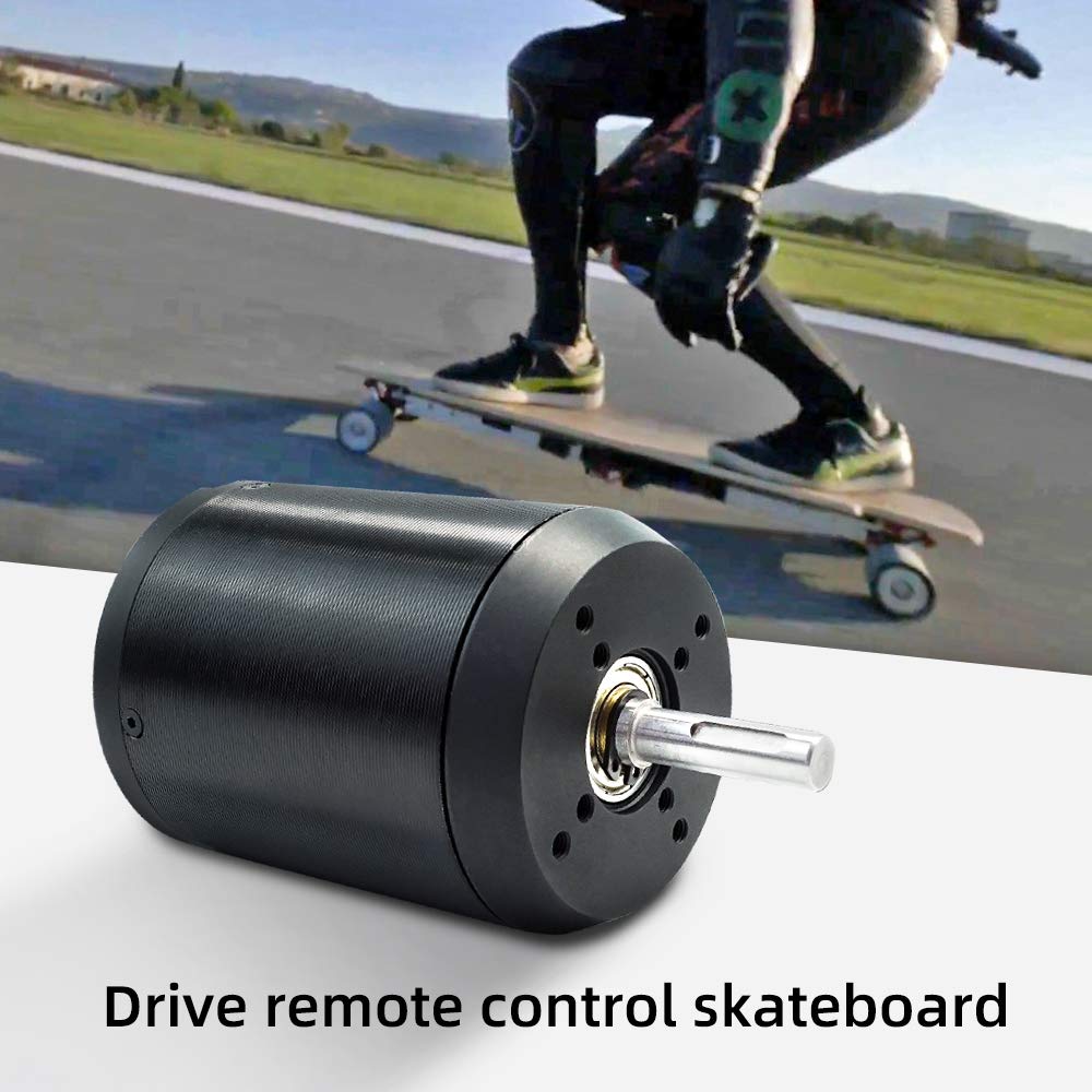 Flipsky BLDC Belt Motor with Pulley 10mm Shaft 6384 190KV 4000W for Electric Skateboard Blushless DC Motor for Electric Bike Sensered Motor for SK8