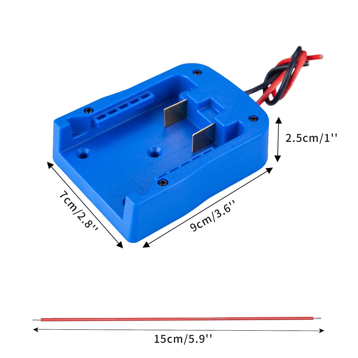 Crtbelfy Battery Adapter Compatible For Kobalt 24V Battery Dock Power Connector For Rc Car Rc Toy 12 Gauge Robotics With Wire Te