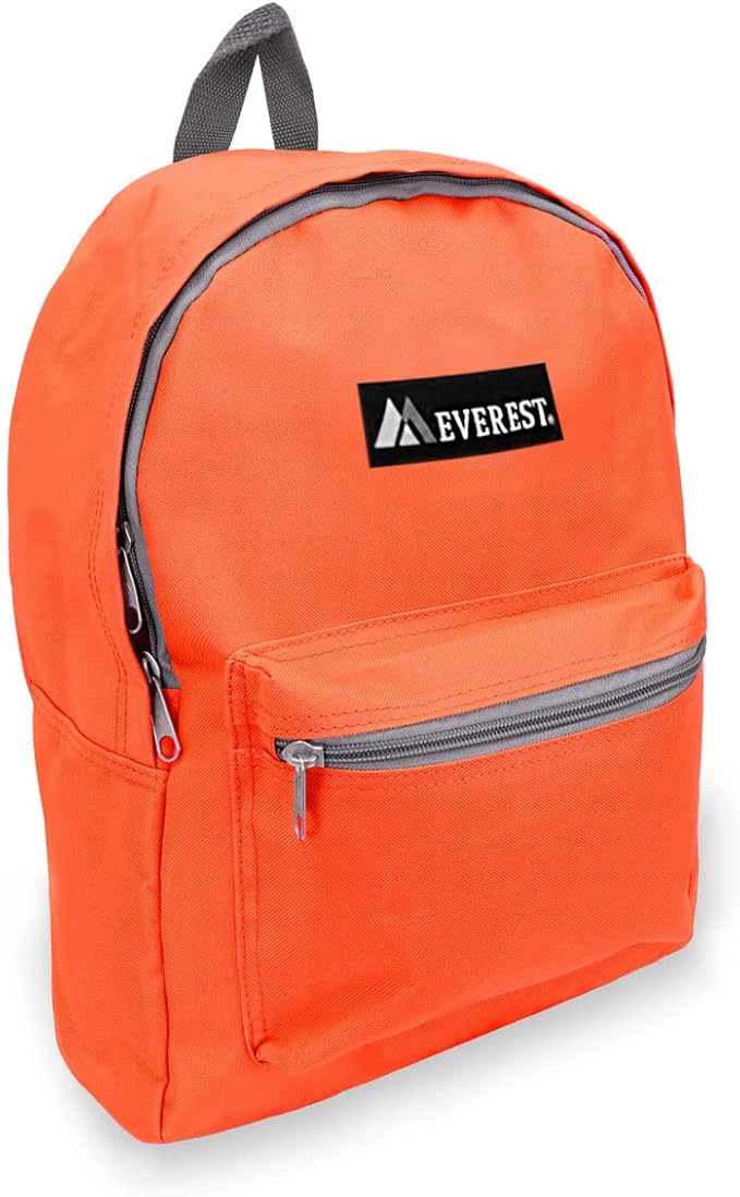 Everest Basic Backpack Backpack, Tangerine