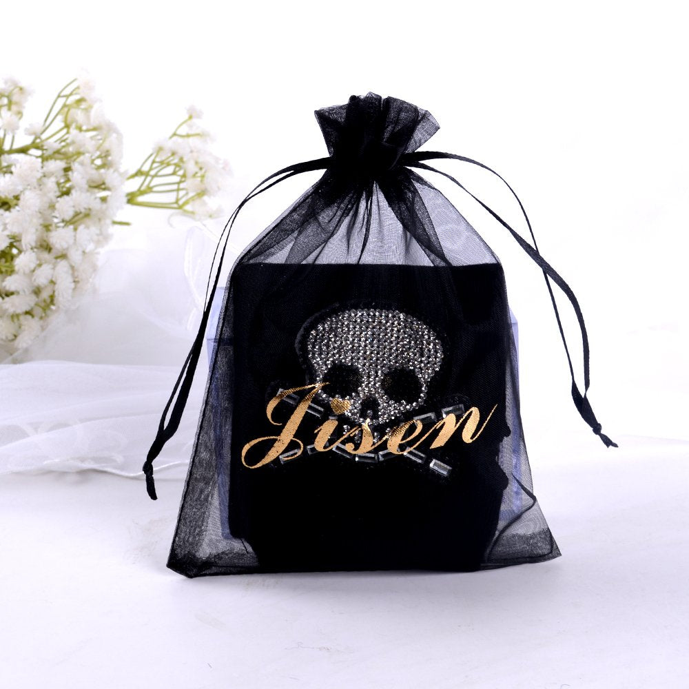 JISEN Women Punk Winter Arm Warmer Knitted Stretchy Soft Fingerless Gloves Black B