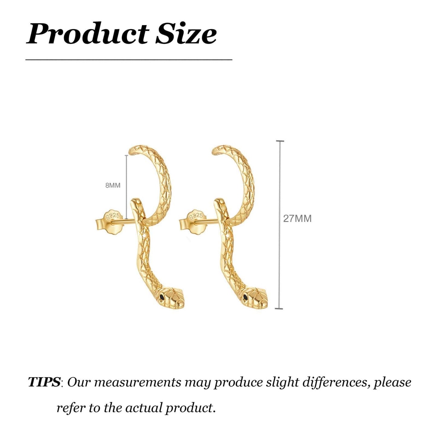 Snake Earrings for Women goth Dangle Earring Gothic Drop Earring Punk Jewelry Halloween Grunge Earrings Edgy Snake Accessories Vintage Gothic Jewelry