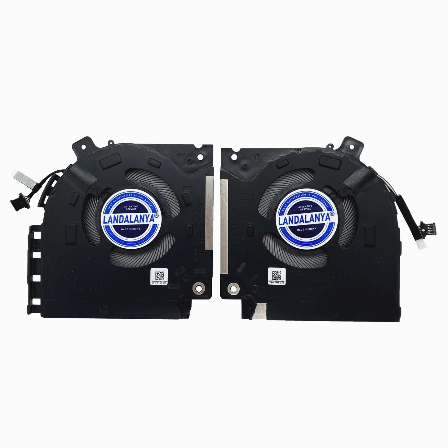 Landalanya Replacement New Laptop Cpu+Gpu The Main Cooling Fan For Dell Alienware X15 R1 X15 R2 Rtx30 Series 082Vd4 0V0G61 Dfs5K