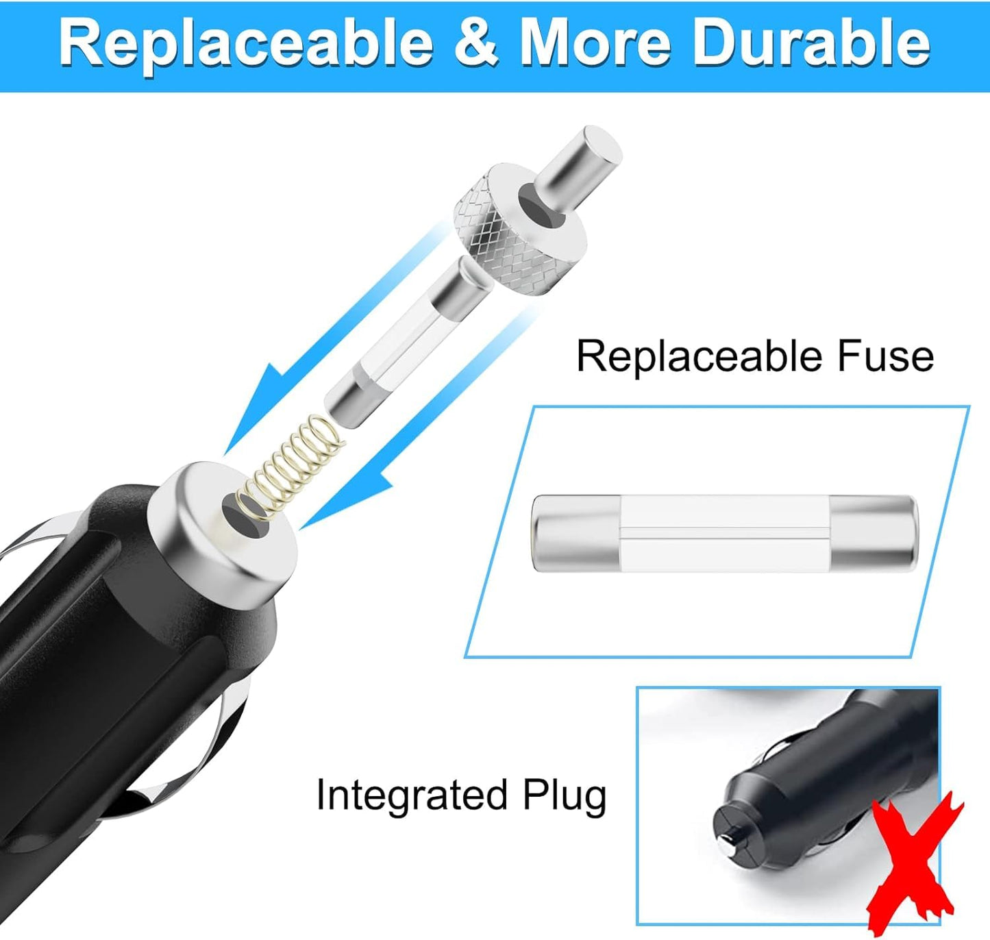 65W for ResMed AirSense 11 DC Converter Adapter, 12V-24V Car Charger for ResMed AirSense 11, Air11, 39205 E1399, AirSense 11, AirCurve 11, AutoSet, CPAP Power Supply Cord