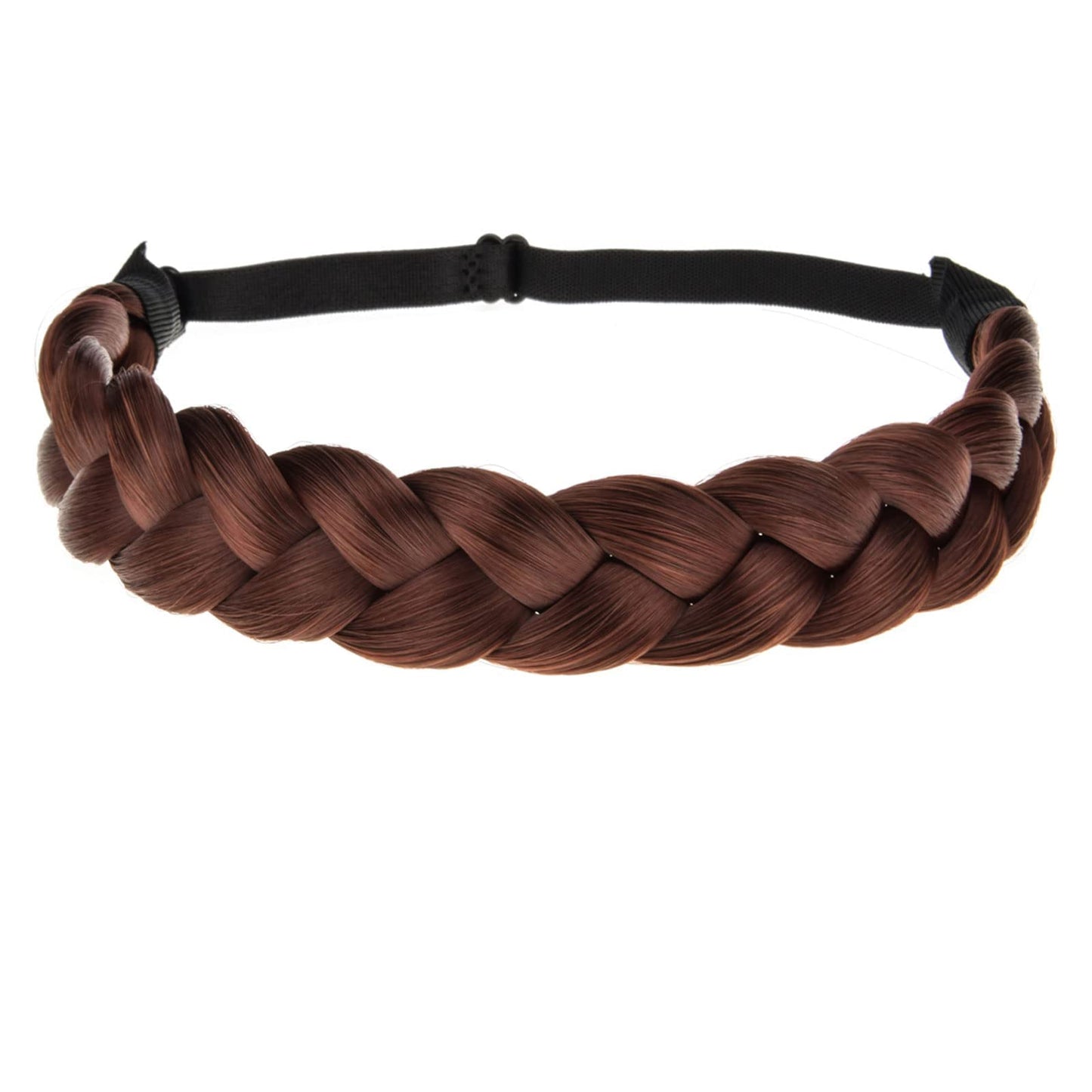 TOECWEGR Braid headband 3 Strands Synthetic Fashion Hair Stretch Plaited Hair Headbands