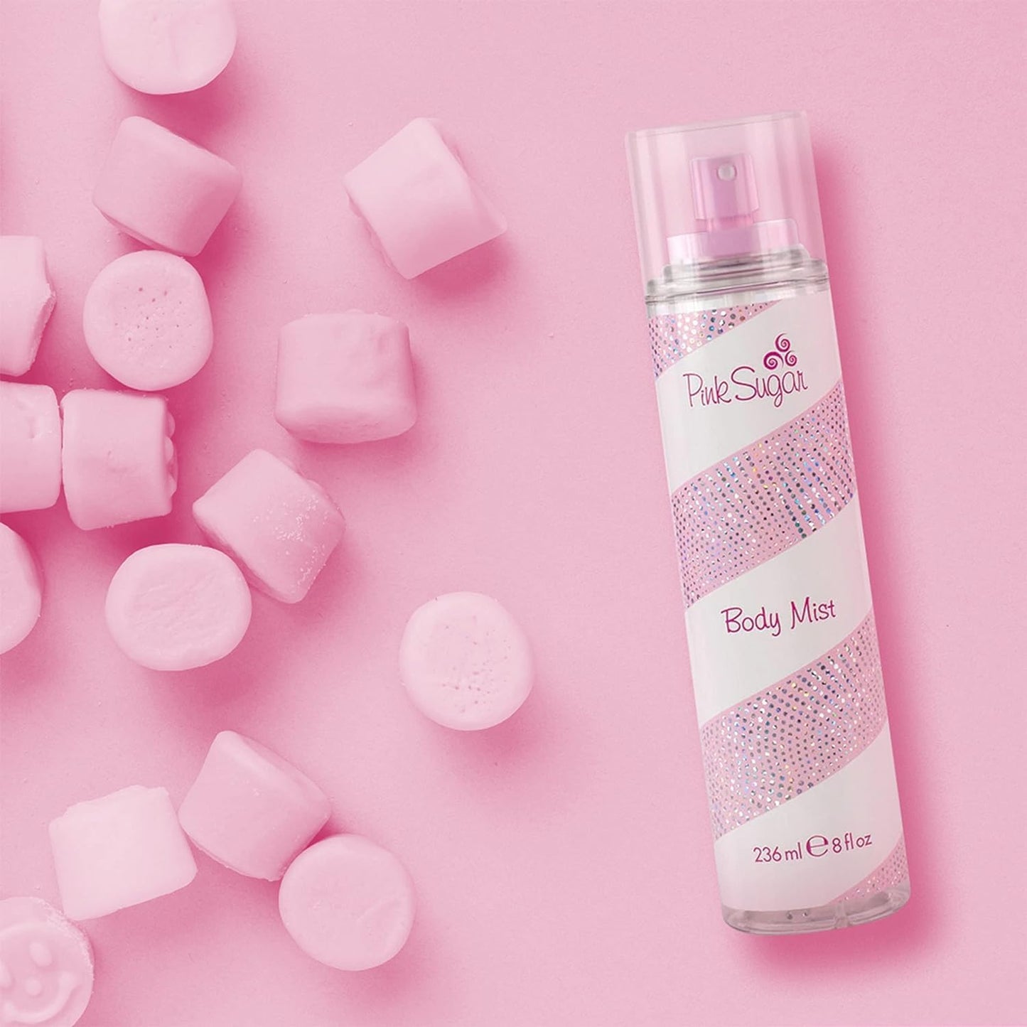 Pink Sugar Body Mist for Women, Perfume and Body Spray, 8 Fl. Oz.
