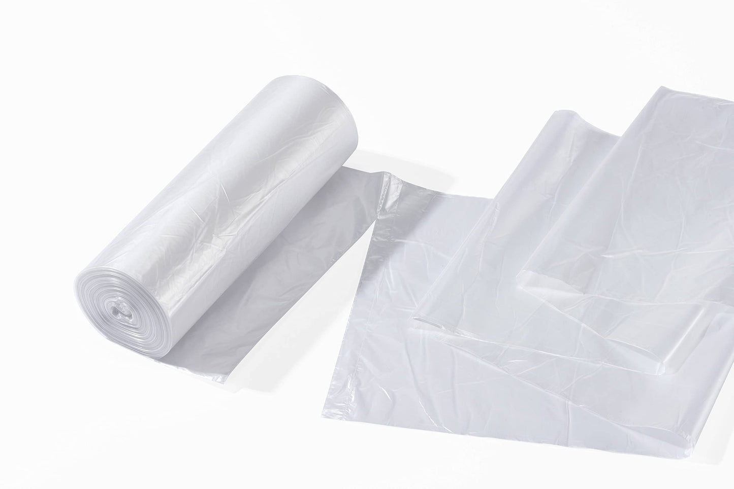 TYPLASTICS 20-30 Gallon Clear Trash Can Liners - 30" x 37" - High Density Garbage Bags - Case of 500 - Multipurpose for Office, Outdoor, Recycling, Industrial and Commercial
