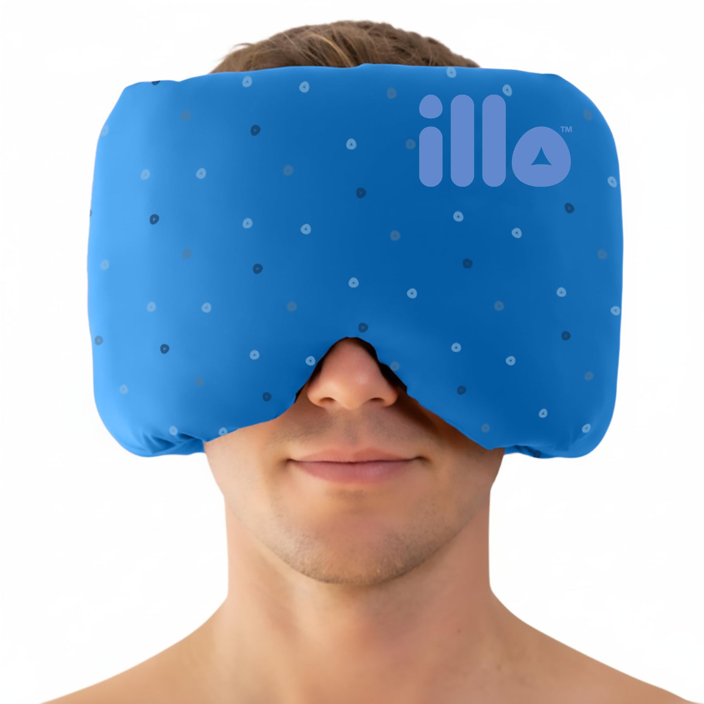 illo Wearable Pillow Sleep Mask | Soft Mulberry Silk Blackout Sleeping & Napping Eye Mask | Best for Home Bed, Work, Camping, Airplane, Side Sleeper | Reversible as Travel Neck Pillow | Women & Men