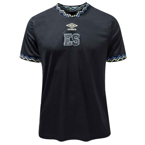 Umbro Men's Soccer Jersey, Black/Yellow/Blue-3rd Short Sleeve