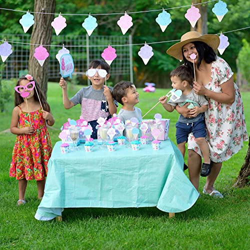Big Dot of Happiness Scoop Up the Fun - Ice Cream - Sprinkles Party Photo Booth Props Kit - 20 Count