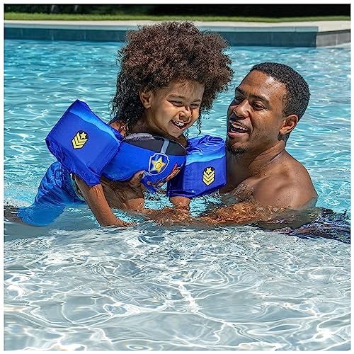 SwimWays Nickelodeon Paw Patrol Learn-to-Swim USCG Approved Kids Life Jacket, Chase