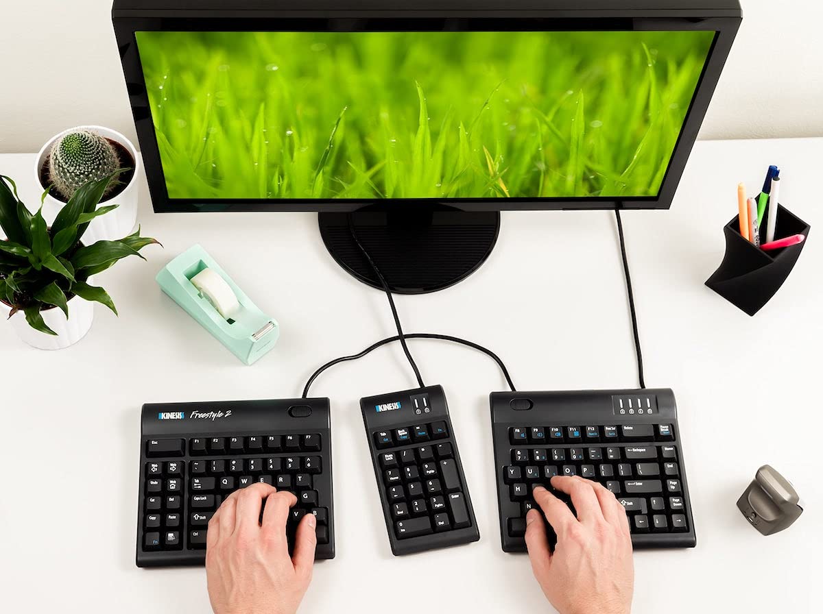 Kinesis Freestyle2 Keyboard For Pc Kb800Pb-Us