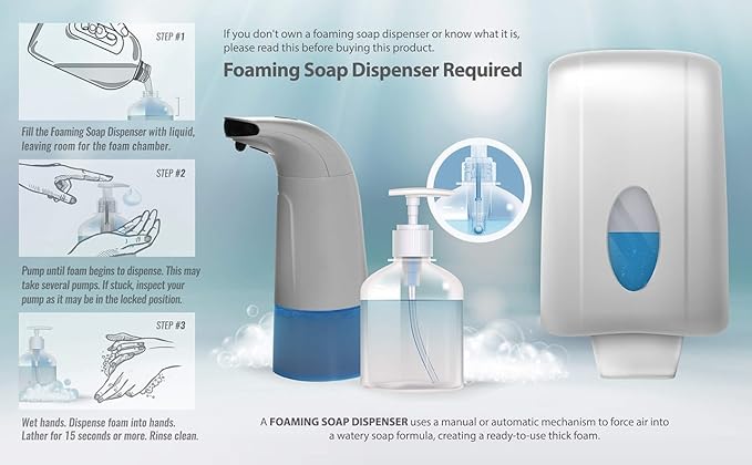 Bastion Foaming Antibacterial Hand Soap: Mandarin Orange Scented Refill 4 Gallons (512 oz) Bulk Hand Wash