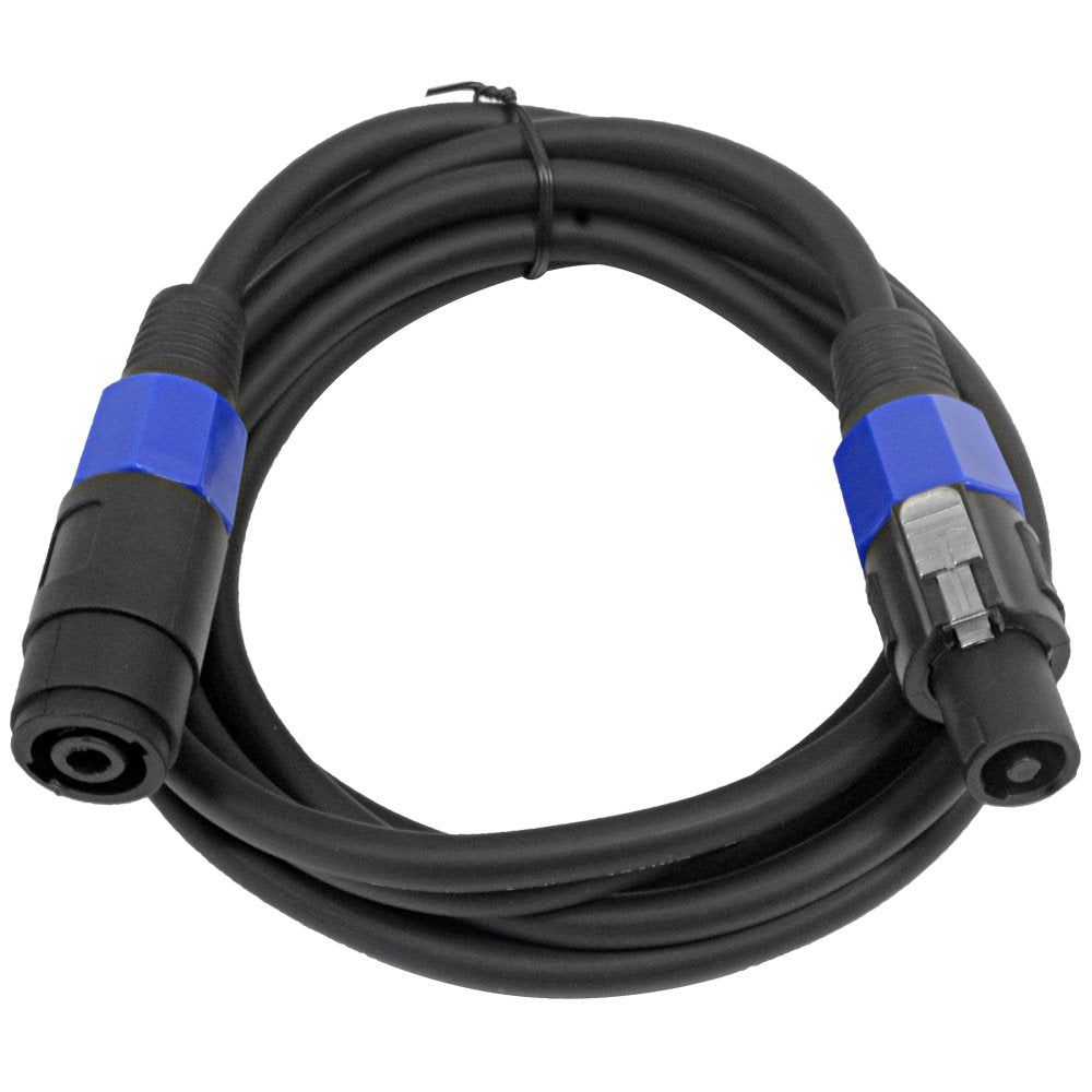 Seismic Audio - Spxc-10-4Pack - 4 Pack Of 10 Foot Professional Speakon Extension Cables - Speakon Male To Speakon Female - 12Awg