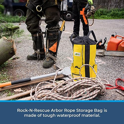 Rock N Rescue Arbor Rope Storage Bag - Rock and Tree Climbing Equipment, Arborist Gear, Bucket Style Backpack, Waterproof ...