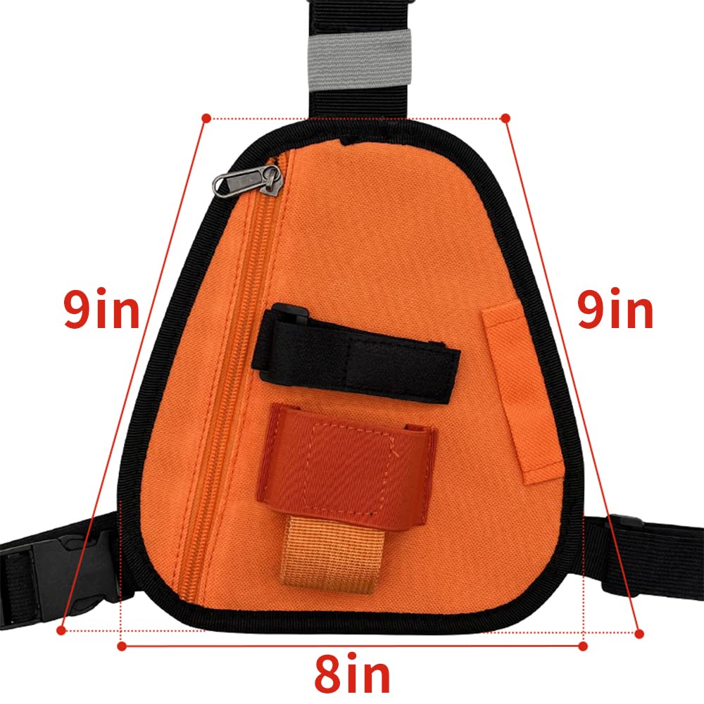 Lseng Radio Chest Harness Shoulder Radio Holster Chest Pack Adjustable Single Radio Pouch Two-Way Radio Holster For Motorola Ret