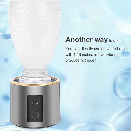 SwiftH2O Hydrogen Water Bottle 2024 with PEM SPE Technology, PEM Electrolysis Hydrogen Generator 4000+ PPB LED Display, Hydrogen Water Ionizer Machine for Home Office Travel, Gifts for Men and Women