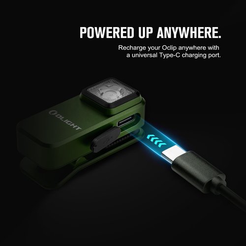 OLIGHT Baton4 Rechargeable EDC Pocket Flashlight 1300 Lumens Bundles with Oclip 300 lm Dual Sources Compact Clip Light