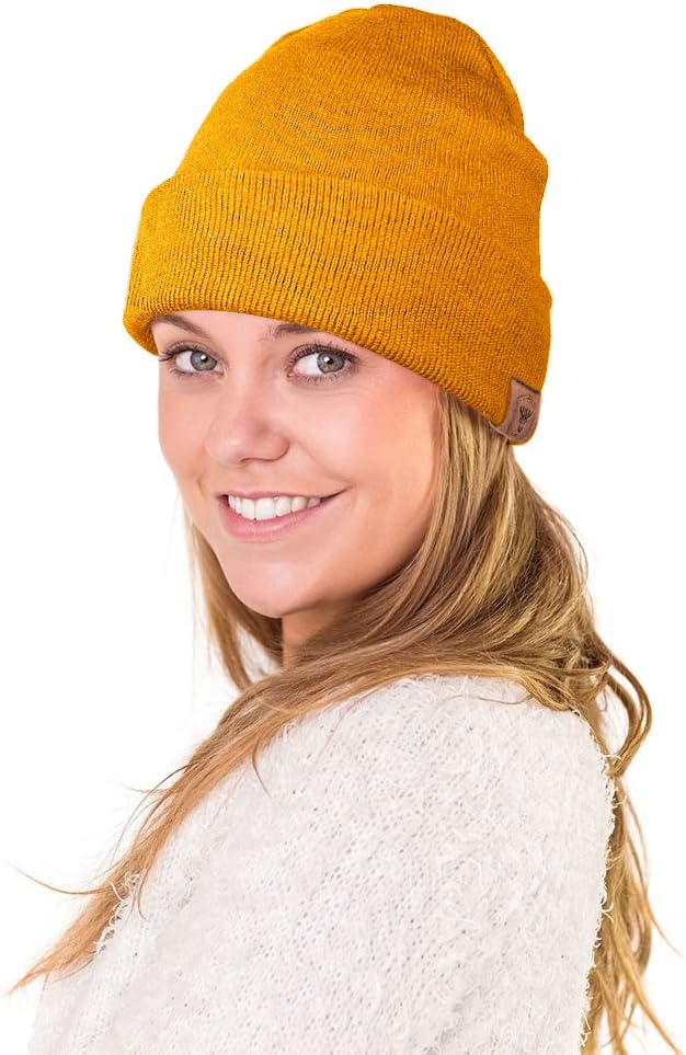 OZERO Winter Beanie Daily Hat - Thermal Polar Fleece Ski Stocking Skull Cap for Men and Women