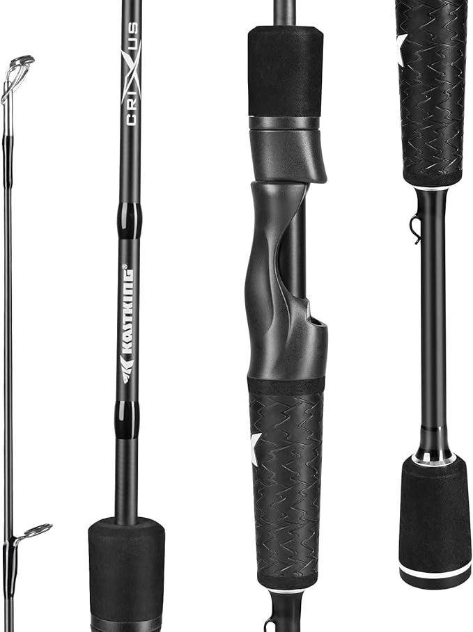 KastKing Crixus Fishing Rods,IM6 Graphite Spinning Rod & Casting Rod W/Zirconium Oxide Ring Stainless Steel Guides, SuperP...