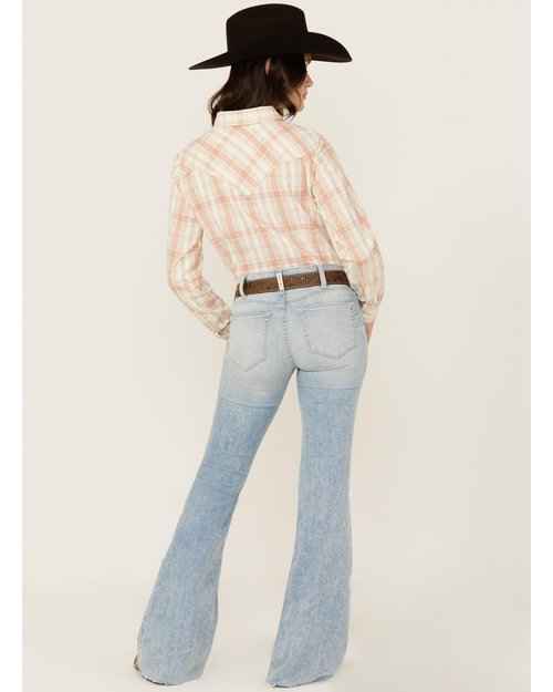 ARIAT Women's Perfect Rise Jimena Flare, Snowland, 33 Short