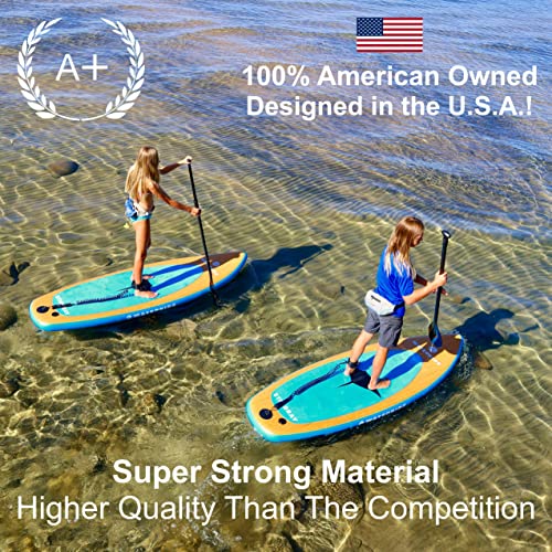 Waterkids Paddle Boards for Kids and Adults, Inflatable Stand Up Paddle Board Packages for Families