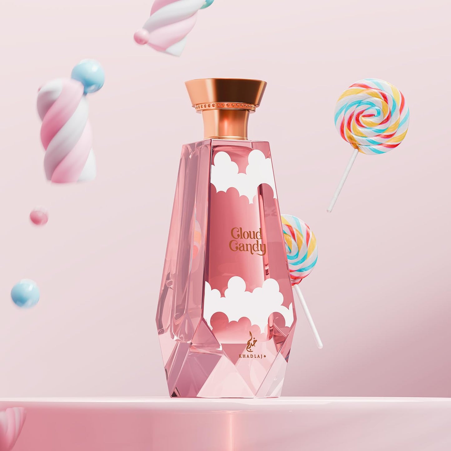 Khadlaj Cloud Candy Eau De Parfum Spray, 3.4 Ounce (Unisex)
