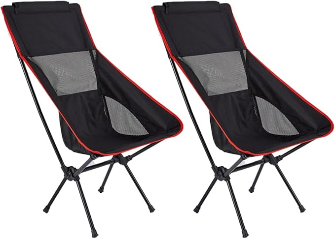 Portable Camping Chair Backpacking Chair - Ultralight Folding Chair - Compact, Lightweight Foldable Chairs for Hiking Moun...