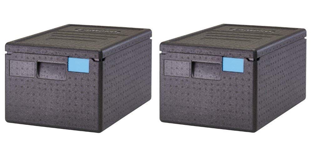 Cambro, Black EPP180SW110 Cam GoBox Top-Loader Food Pan Carrier, (Pack of 2)