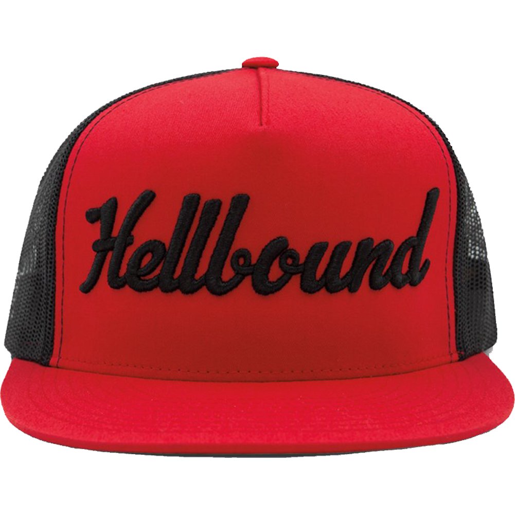 RED DEVIL CLOTHING Hellbound Trucker Hat - Hats for Men - Baseball Cap Red/Black