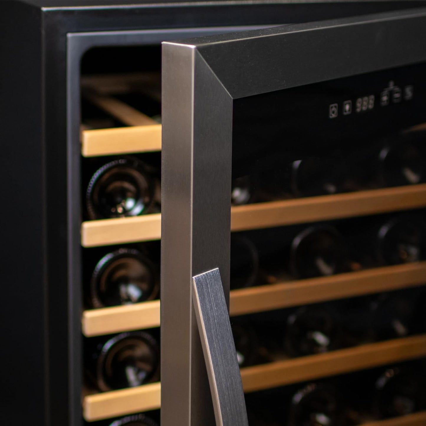 Allavino 22" Wide Cascina Series 55 Bottle Single Zone Stainless Steel Wine Refrigerator KWR55S-1SR