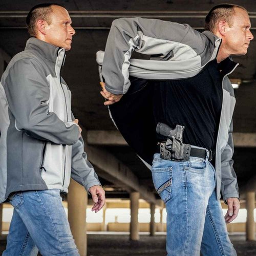 Tulster OWB Contour Kydex Holster in Right Hand fits: Shadow Systems CR920 | Optic Compatible Outside The Waistband Concealed Carry