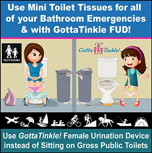 Premium Travel-Size | Eco-Friendly & Biodegradable | Toilet Paper Rolls | Convenient Plastic Dispenser | Camping, Hiking &...